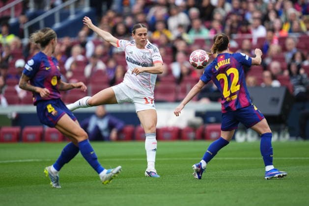 UEFA Women™s Champions League match, Semi-Finals, second leg, between FC Barcelona, Barca and Bayern Munich played at Spotify Camp Nou Stadium on May 3, 2026 in Barcelona, Spain. (Photo by Bagu Blanco PRESSINPHOTO) Copyright: xBaguxBlancox xPRESSINPHOTOx