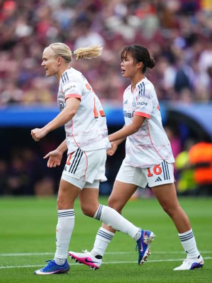 UEFA Women™s Champions League match, Semi-Finals, second leg, between FC Barcelona, Barca and Bayern Munich played at Spotify Camp Nou Stadium on May 3, 2026 in Barcelona, Spain. (Photo by Bagu Blanco PRESSINPHOTO) Copyright: xBaguxBlancox xPRESSINPHOTOx