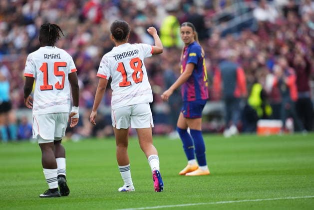 UEFA Women™s Champions League match, Semi-Finals, second leg, between FC Barcelona, Barca and Bayern Munich played at Spotify Camp Nou Stadium on May 3, 2026 in Barcelona, Spain. (Photo by Bagu Blanco PRESSINPHOTO) Copyright: xBaguxBlancox xPRESSINPHOTOx