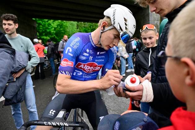 Lotto Famenne Ardenne Classic 2026 Cycling Race MARCHE-EN-FAMENNE, BELGIUM - MAY 03 : Del Grosso Tibor (NED) of Alpecin - Premier Tech during the 8th edition of Lotto Famenne Ardenne Classic an UCI Class 1.1 one day cycling road race for Men Elite of km with start in Marche-en-Famenne and finish in Marche-en-Famenne on May 3, 2026 in Marche-en-Famenne, Belgium, 03 05 2026 ( Motordriver Guy De Vuyst - Marche-en-Famenne Belgium  Copyright: xJanxDexMeuleneirx