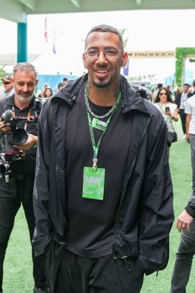 Footballer Jerome Boateng, Grand Prix of Miami, Motorsport, Men, Formula 1, Race, 03 05 2026 Miami Florida USA Copyright: xkolbert-press ChristianxKolbertx