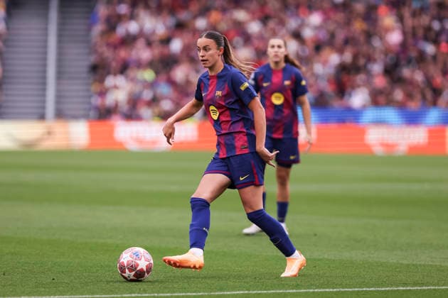 May 3, 2026, Barcelona, Barcelona, SPAIN: Clara Serrajordi Diaz of FC Barcelona, Barca in action during the UEFA WomenÃ¢â‚¬â ¢s Champions League 2025 26 Semi Final second leg, football match played between FC Barcelona and FC Bayern Munchen at Spotify Camp Nou stadium on May 03, 2026 in Barcelona, Spain. Barcelona SPAIN - ZUMAa181 20260503_zaa_a181_040 Copyright: xJavierxBorregox