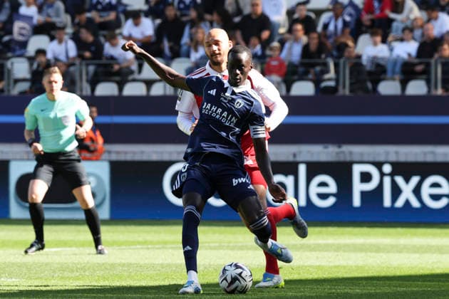 FOOTBALL : Paris FC Vs Brest - Ligue 1 - 03 05 2026 Moustapha Mbow (Paris FC) Vs Ludovic Ajorque (Brest) ParisFrance  Copyright: xMichaelxBaucherx