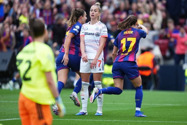 UEFA Women™s Champions League match, Semi-Finals, second leg, between FC Barcelona, Barca and Bayern Munich played at Spotify Camp Nou Stadium on May 3, 2026 in Barcelona, Spain. (Photo by Bagu Blanco PRESSINPHOTO) Copyright: xBaguxBlancox xPRESSINPHOTOx