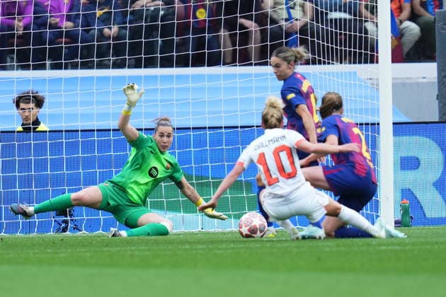 UEFA Women™s Champions League match, Semi-Finals, second leg, between FC Barcelona, Barca and Bayern Munich played at Spotify Camp Nou Stadium on May 3, 2026 in Barcelona, Spain. (Photo by Bagu Blanco PRESSINPHOTO) Copyright: xBaguxBlancox xPRESSINPHOTOx