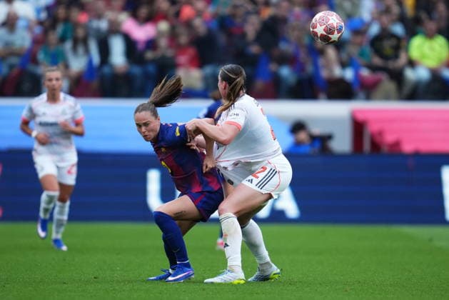 UEFA Women™s Champions League match, Semi-Finals, second leg, between FC Barcelona, Barca and Bayern Munich played at Spotify Camp Nou Stadium on May 3, 2026 in Barcelona, Spain. (Photo by Bagu Blanco PRESSINPHOTO) Copyright: xBaguxBlancox xPRESSINPHOTOx