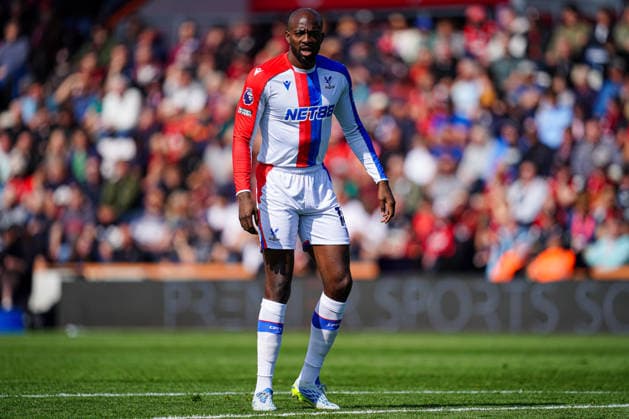 3rd May 2026, Bournemouth, Dorset, England; Premier League Football, AFC Bournemouth versus Crystal Palace; Jean-Philippe Mateta of Crystal Palace looks on KamilxKrella