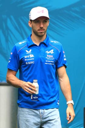 3rd May 2026; Miami International Autodrome, Miami, Florida, United States of America; 2026 FIA Formula 1 Miami Grand Prix Race Day; Pierre Gasly (10) of France and BWT Alpine Formula One Team walks in the paddock area JeffxRobinson