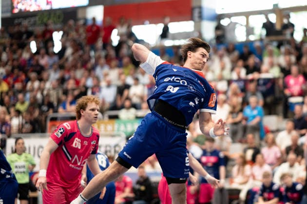 Stefan Bauer, HBW Balingen Weilstetten, 99 , HBW Balingen Weilstetten vs TSV Bayer Dormagen, Handball, 2 Bundesliga, Matchday 30, Season 2025 2026, 03 05 2026, Eibner Pressefoto Andreas Ulmer HBW Balingen Weilstetten vs TSV Bayer Dormagen, Handball, 2 Bundesliga, Matchday 30, Season 2025 2026, 03 05 2026, Balingen Copyright: xEibner-Pressefoto AndreasxUlmerx EP_AUR