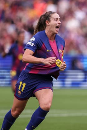 May 3, 2026, Barcelona, Barcelona, SPAIN: Alexia Putellas Segura of FC Barcelona, Barca celebrates a goal during the UEFA WomenÃ¢â‚¬â ¢s Champions League 2025 26 Semi Final second leg, football match played between FC Barcelona and FC Bayern Munchen at Spotify Camp Nou stadium on May 03, 2026 in Barcelona, Spain. Barcelona SPAIN - ZUMAa181 20260503_zaa_a181_160 Copyright: xJavierxBorregox