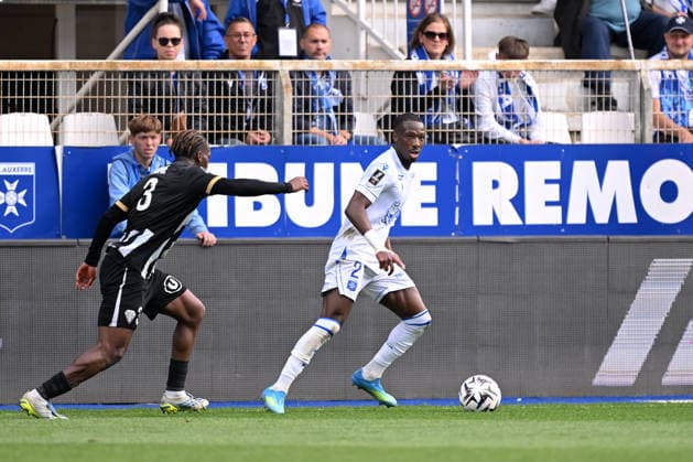AJ Auxerre v Angers SCO - Ligue 1 McDonald s 2025 2026 27 Lamine SY (aja) during the Ligue 1 McDonald s match between Auxerre and Angers at Stade Abbe Deschamps on May 3, 2026 in Auxerre, France. Auxerre France  Copyright: xFEPx 776348374
