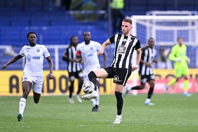 AJ Auxerre v Angers SCO - Ligue 1 McDonald s 2025 2026 08 Branco VAN DEN BOOMEN (sco) during the Ligue 1 McDonald s match between Auxerre and Angers at Stade Abbe Deschamps on May 3, 2026 in Auxerre, France. Auxerre France  Copyright: xFEPx 776348374