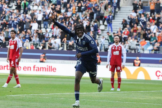 FOOTBALL : Paris FC Vs Brest - Ligue 1 - 03 05 2026 Joie sur le 2eme but de Rudy Matondo (Paris FC) ParisFrance  Copyright: xMichaelxBaucherx