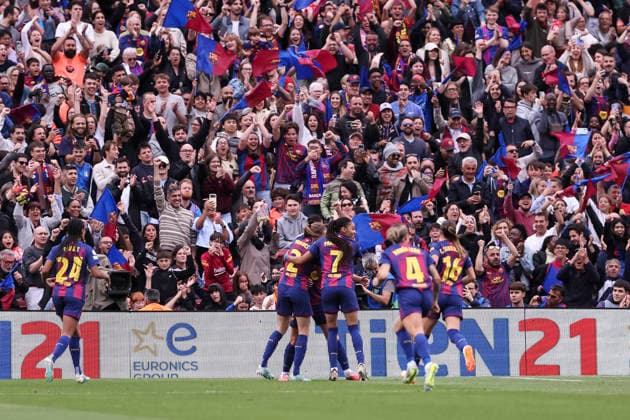 May 3, 2026, Barcelona, Barcelona, SPAIN: Alexia Putellas Segura of FC Barcelona, Barca celebrates a goal with teammates during the UEFA WomenÃ¢â‚¬â ¢s Champions League 2025 26 Semi Final second leg, football match played between FC Barcelona and FC Bayern Munchen at Spotify Camp Nou stadium on May 03, 2026 in Barcelona, Spain. FC Barcelona V FC Bayern Munchen - UEFA WomenÃ¢â‚¬â ¢S Champions League 2025 26 Semi Final Second Leg  - ZUMAa181 20260503_zaa_a181_178 Copyright: xJavierxBorregox
