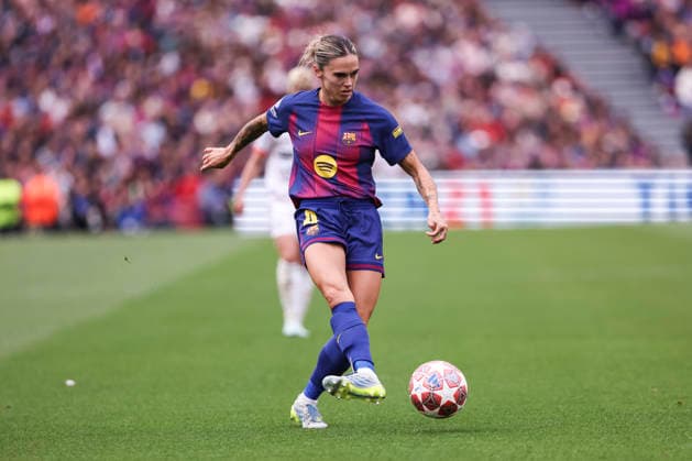 May 3, 2026, Barcelona, Barcelona, SPAIN: Maria Pilar Leon Cebrian of FC Barcelona, Barca in action during the UEFA WomenÃ¢â‚¬â ¢s Champions League 2025 26 Semi Final second leg, football match played between FC Barcelona and FC Bayern Munchen at Spotify Camp Nou stadium on May 03, 2026 in Barcelona, Spain. FC Barcelona V FC Bayern Munchen - UEFA WomenÃ¢â‚¬â ¢S Champions League 2025 26 Semi Final Second Leg  - ZUMAa181 20260503_zaa_a181_188 Copyright: xJavierxBorregox