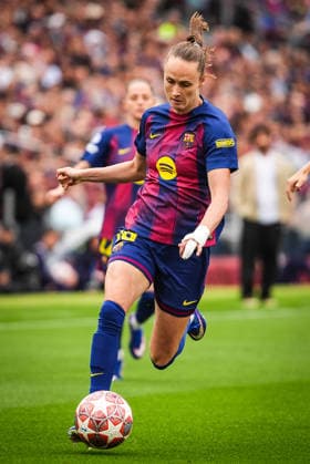 May 3, 2026, Barcelona, Spain, Spain: Caroline GRAHAM HANSEN of Barcelona during the UEFA Women s Champions League match between FC Barcelona, Barca and FC Bayern Munich at Spotify Camp Nou Stadium on May 03, 2026 in Barcelona, Spain. Barcelona Spain - ZUMAm308 20260503_zsp_m308_003 Copyright: xMatthieuxMirvillex