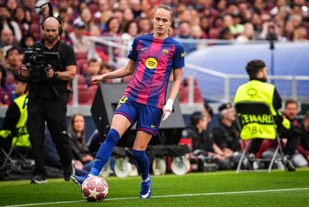 May 3, 2026, Barcelona, Spain, Spain: Caroline GRAHAM HANSEN of Barcelona during the UEFA Women s Champions League match between FC Barcelona, Barca and FC Bayern Munich at Spotify Camp Nou Stadium on May 03, 2026 in Barcelona, Spain. Barcelona Spain - ZUMAm308 20260503_zsp_m308_005 Copyright: xMatthieuxMirvillex