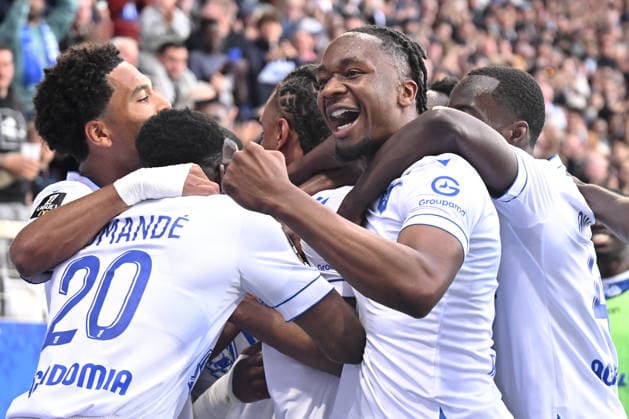 AJ Auxerre v Angers SCO - Ligue 1 McDonald s 2025 2026 24 Bryan OKOH (aja) during the Ligue 1 McDonald s match between Auxerre and Angers at Stade Abbe Deschamps on May 3, 2026 in Auxerre, France. Auxerre France  Copyright: xFEPx 776348374