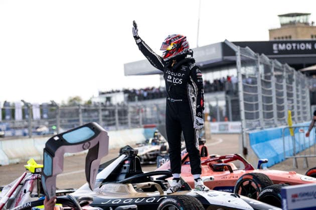 2026 FORMULA E BERLIN ePRIX EVANS Mitch (nzl), Jaguar TCS Racing, Jaguar I-Type 7, portrait during the Berlin ePrix, 7th and 8th round of the 2025-26 ABB FIA Formula E World Championship, WM, Weltmeisterschaft on the Tempelhof Airport Street Circuit from May 1 to 3, 2026 in Berlin, Germany - BerlinGermany  Copyright: xFabrizioxBoldonix