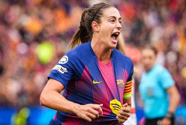 May 3, 2026, Barcelona, Spain, Spain: Alexia PUTELLAS of Barcelona celebrates his goal during the UEFA Women s Champions League match between FC Barcelona, Barca and FC Bayern Munich at Spotify Camp Nou Stadium on May 03, 2026 in Barcelona, Spain. FC Barcelona V FC Bayern Munich - UEFA Women s Champions League  - ZUMAm308 20260503_zsp_m308_026 Copyright: xMatthieuxMirvillex