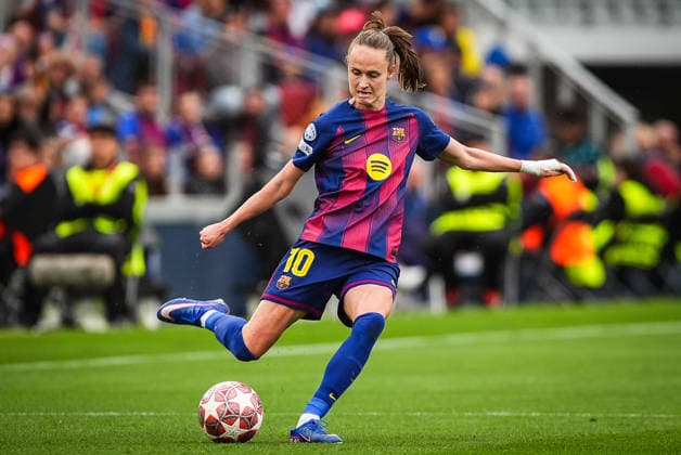 May 3, 2026, Barcelona, Spain, Spain: Caroline GRAHAM HANSEN of Barcelona during the UEFA Women s Champions League match between FC Barcelona, Barca and FC Bayern Munich at Spotify Camp Nou Stadium on May 03, 2026 in Barcelona, Spain. FC Barcelona V FC Bayern Munich - UEFA Women s Champions League  - ZUMAm308 20260503_zsp_m308_034 Copyright: xMatthieuxMirvillex