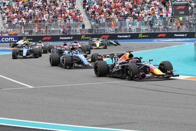 Max Verstappen Oracle Red Bull Racing 3 , Grand Prix of Miami, Motorsport, Men, Formula 1, Race, 03 05 2026 Miami Florida USA Copyright: xkolbert-press ChristianxKolbertx