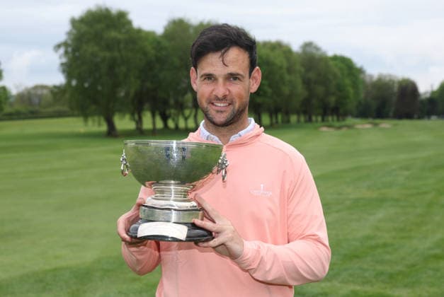 REPRO FREE *PRESS RELEASE NO REPRODUCTION FEE* EDITORIAL USE ONLY Munster Men s Stroke Play Championship, Cork Golf Club, Cork 3 5 2026 Paul Coughlan celebrates winning with the Munster Men s Stroke Play Championship trophy Paul Coughlan celebrates winning with the Munster Men s Stroke Play Championship trophy 3 5 2026  Copyright: x INPHO TomxMaherx RDR_0119