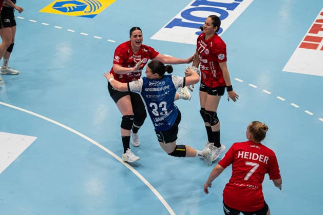 HSG Blomberg Lippe GER vs Thueringer HC GER , Handball, 1 Handball Bundesliga Women, Semifinal, Match 2, 3 5 2026, Season 2025 2026, Bad Langensalza Elin Magnusdottir HSG Blomberg Lippe, 33 in goal Bad Langensalza Salza Halle Germany