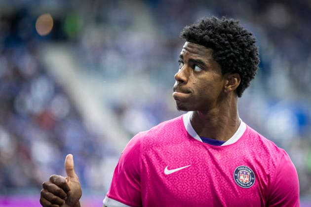 FOOTBALL : Racing de Strasbourg vs Toulouse FC - ligue 1 - Strasbourg - 03 05 2026 Dayann Methalie 24 (Toulouse FC)  Copyright: xx