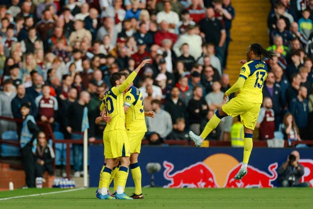 Premier League 2025 26 Aston Villa v Tottenham Hotspur Villa Park 03.05.2026 Conor Gallagher of Tottenham Hotspur scores and celebrates 0-1 Premier League 2025 26 Aston Villa v Tottenham Hotspur Villa Park 03.05.2026 Photograph By Marc Aspland The Times  Copyright: xMarcxAsplandx NINTCHDBPICT001078069595