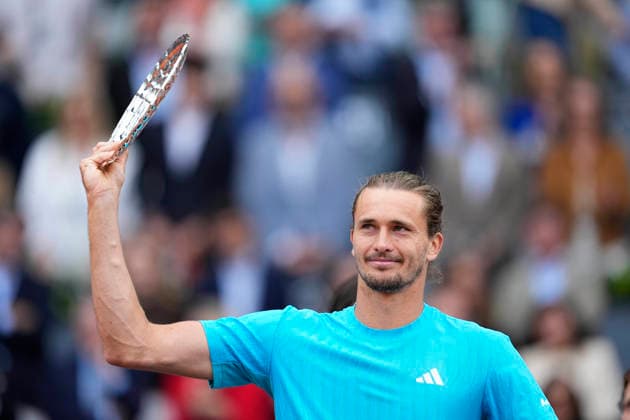 May 3, 2026, Madrid, Madrid, Spain: Alexander Zverev of Germany attends after losing against Jannik Sinner of Italy during the Men s Singles Final of Mutua Madrid Open 2026 at La Caja Magica on May 03, 2026 in Madrid, Spain. Madrid Spain - ZUMAa181 20260503_zaa_a181_387 Copyright: xOscarxJ.xBarrosox