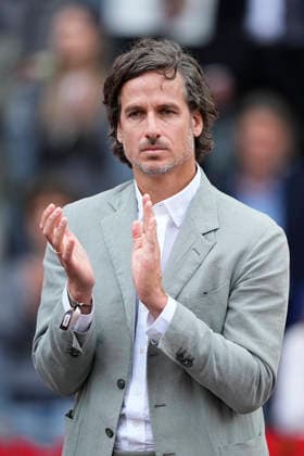 May 3, 2026, Madrid, Madrid, Spain: Feliciano Lopez, Co-Director of MMO for ATP, Tennis Herren during the trophy ceremony after the match between Jannik Sinner of Italy and Alexander Zverev of Germany during the Men s Singles Final of Mutua Madrid Open 2026 at La Caja Magica on May 03, 2026 in Madrid, Spain. Mutua Madrid Open 2026 - Day 14  - ZUMAa181 20260503_zaa_a181_389 Copyright: xOscarxJ.xBarrosox