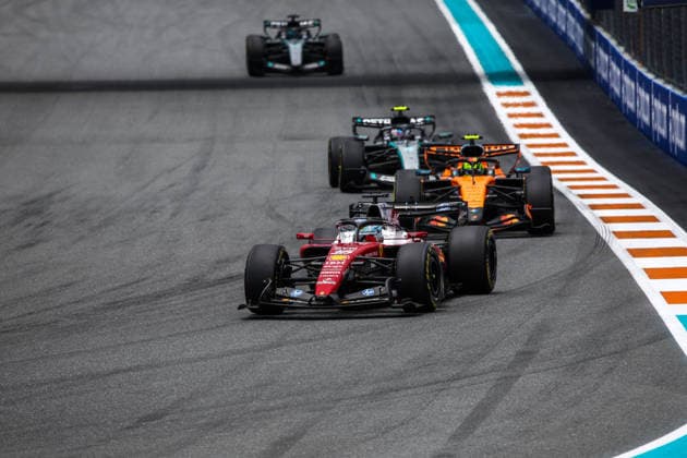 F1 - MIAMI GRAND PRIX 2026 16 LECLERC Charles (mco), Scuderia Ferrari SF-26, action during the Formula 1 Miami Grand Prix 2026, 4th round of the 2026 Formula One World Championship, WM, Weltmeisterschaft from May 1 to 3, 2026 on the Miami International Autodrome, in Miami Gardens, USA - Miami GardensUnited States  Copyright: xDPPIx