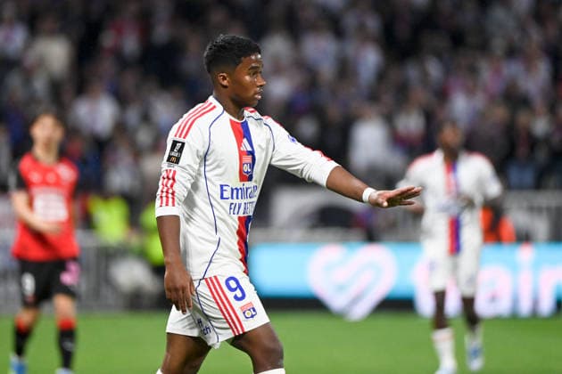 Olympique Lyonnais v Stade Rennais FC - Ligue 1 McDonald s 2025 2026 09 ENDRICK Felipe Moreira de Sousa (ol) during the Ligue 1 McDonald s match between Lyon and Rennes at Groupama Stadium on May 3, 2026 in Lyon, France. Lyon France  Copyright: xFEPx 776348379