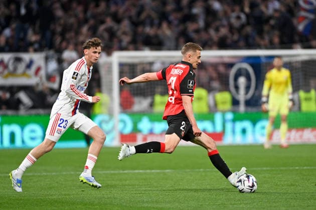 Olympique Lyonnais v Stade Rennais FC - Ligue 1 McDonald s 2025 2026 21 Valentin RONGIER (srfc) during the Ligue 1 McDonald s match between Lyon and Rennes at Groupama Stadium on May 3, 2026 in Lyon, France. Lyon France  Copyright: xFEPx 776348379