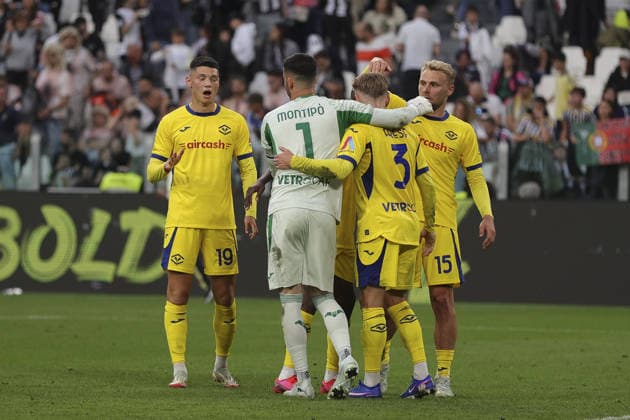 during Juventus FC vs Hellas Verona, 35Â° Serie A Enilive 2025-26 game at Alianz stadium in Torino (TO), Italy, on May 03, 2026.  Copyright: xDavidexCasentini IPAxSportx xipa-agency.netx xx IPA_74416035 IPA_Agency_IPA74416035