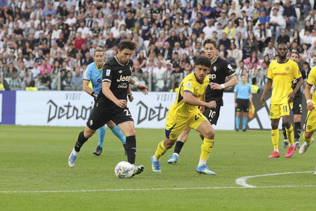 during Juventus FC vs Hellas Verona, 35Â° Serie A Enilive 2025-26 game at Alianz stadium in Torino (TO), Italy, on May 03, 2026.  Copyright: xDavidexCasentini IPAxSportx xipa-agency.netx xx IPA_74416092 IPA_Agency_IPA74416092