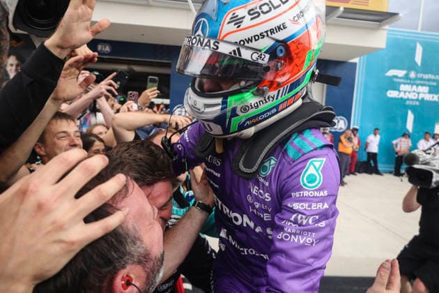 Formula 1 Crypto.com Miami Grand Prix 2026 Kimi Antonelli (ITA), Mercedes-AMG Petronas F1 Team, F1 W17 during Formula 1 Crypto.com Miami Grand Prix Race Winner 2026. on May 3., 2026 in Miami, United States Of America Zsombor Toth Miami Miami International Autodrome Florida United States Of America