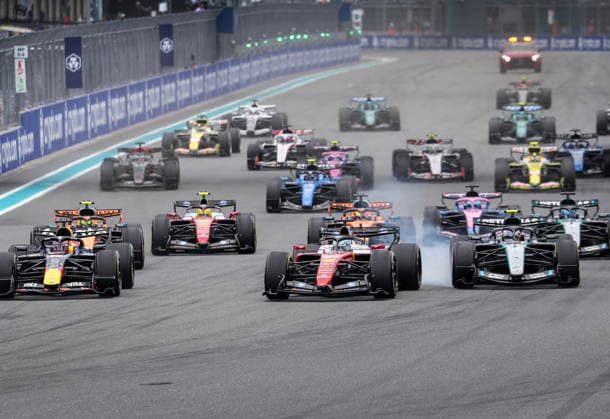 Formula One Miami Grand Prix - Race Drivers start the Formula 1 Miami Grand Prix at the Miami International Autodrome in Miami Gardens, Florida, USA, 03 May 2026. MIAMI GARDENS United States  Copyright: xCRISTOBALxHERRERA-ULASHKEVICHx