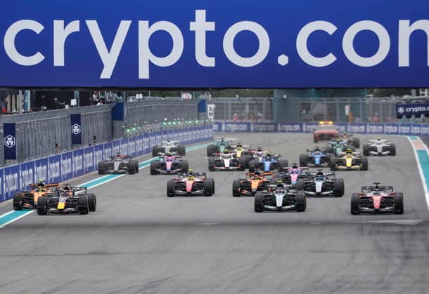 Formula One Miami Grand Prix - Race Drivers start the Formula 1 Miami Grand Prix at the Miami International Autodrome in Miami Gardens, Florida, USA, 03 May 2026. MIAMI GARDENS United States  Copyright: xCRISTOBALxHERRERA-ULASHKEVICHx