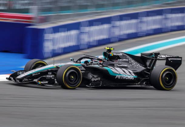 Formula One Miami Grand Prix - Race Mercedes driver Andrea Kimi Antonelli of Italy competes in the Formula 1 Miami Grand Prix at the Miami International Autodrome in Miami Gardens, Florida, USA, 03 May 2026. MIAMI GARDENS United States  Copyright: xCRISTOBALxHERRERA-ULASHKEVICHx