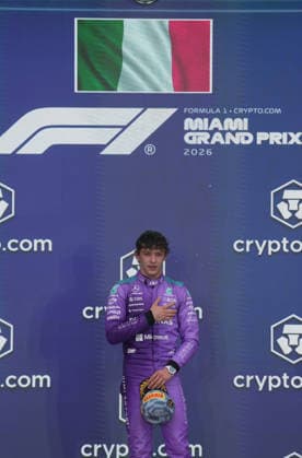 Formula 1 Crypto com Miami Grand Prix 2026 03 05 2026, Miami International Autodrome, Miami, Formula 1 Crypto com Miami Grand Prix 2026 ,in the picture winner Andrea Kimi Antonelli ITA , Mercedes AMG Petronas Formula One Team nordphotoxGmbHx xBratic nph00250