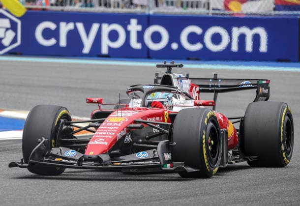 Formula One Miami Grand Prix - Race Scuderia Ferrari driver Charles Leclerc of Monaco competes in the Formula 1 Miami Grand Prix at the Miami International Autodrome in Miami Gardens, Florida, USA, 03 May 2026. MIAMI GARDENS United States  Copyright: xCRISTOBALxHERRERA-ULASHKEVICHx