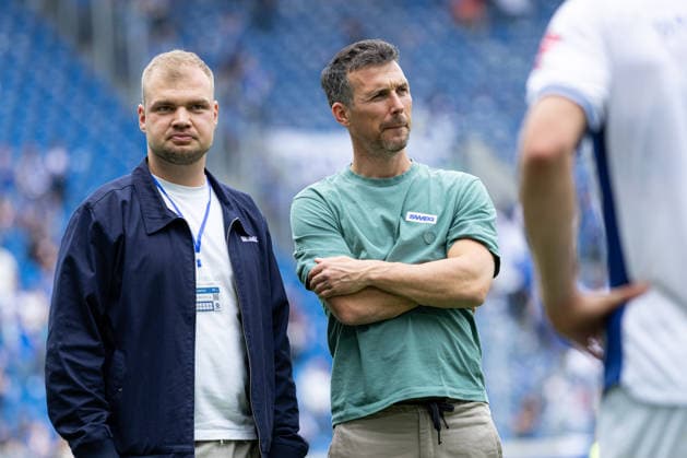 Germany Karlsruher SC vs SV Darmstadt 98, Matchday 32, 2 Bundesliga, Season 2025 26, BBBank Wildpark Karlsruhe Christian Eichner Coach, Karlsruher SC after the match Karlsruhe BBBank Wildpark Baden Württemberg Germany Copyright: xBenedictxChristx