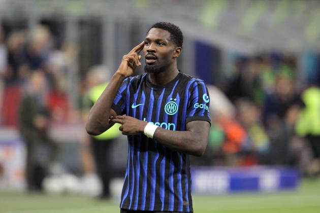 MARCUS THURAM, Inter, Serie A 2025-26, Inter-Parma, esultanza, jubel, joy, celebration SERIE A 2025-26 INTER-PARMA