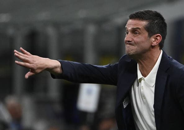 Inter Milan v Parma - Serie A MILAN, ITALY, MAY 3: Inter Milan s head coach Cristian Chivu gestures during the Italian serie A football match between Inter and Parma at the Meazza San Siro stadium in Milan, Italy, on May 3, 2026. Isabella Bonotto Anadolu Milan Italy. Editorial use only. Please get in touch for any other usage.  Copyright: x2026xAnadoluxIsabellaxBonottox