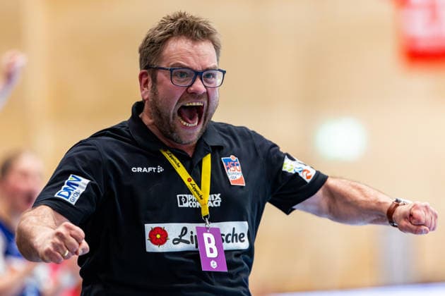 03.05.2026, GER, Handball, Frauen, Saison 2025 2026, Alsco 1.Bl, PlayOff Halbfinale Spiel 2, Thueringer HC - HSG Blomberg-Lippe Steffen Birkner (HSG Blomberg-Lippe) 99947 Bad Langensalza Salza Halle Sporthalle Mehrz Thüringen Deutschland *** 03 05 2026, GER, Handball, Women, Season 2025 2026, Alsco 1 Bl, PlayOff Semi-Final Game 2, Thueringer HC HSG Blomberg Lippe Steffen Birkner HSG Blomberg Lippe 99947 Bad Langensalza Salza Halle Sporthalle Mehrz Thüringen Germany