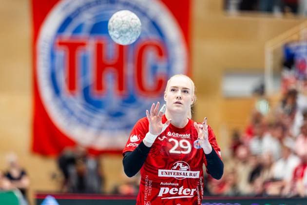 03 05 2026, GER, Handball, Women, Season 2025 2026, Alsco 1 Bl, PlayOff Semifinal Game 2, Thueringer HC HSG Blomberg Lippe Johanna Reichert Thueringer HC,29 99947 Bad Langensalza Salza Halle Sporthalle Mehrz Thüringen Germany