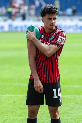 2 Bundesliga Hannover 96 SC Preußen Münster on 03 05 2026 at Heinz von Heiden Arena in Hannover Husseyn Chakroun Hannover 14 Injured, injury, pain MH