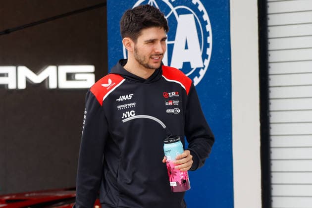 MIAMI GARDENS, FL - MAY 03: Esteban Ocon of France and driver of the (31) TGR Haas F1 Team race car is seen at the Players Parade prior to the the Formula 1 Crypto.com Miami Grand Prix on May 3, 2026, at Miami International Autodrome in Miami Gardens, FL.(Photo by Chris Arjoon Icon Sportswire) AUTO: MAY 03 F1 Miami Grand Prix EDITORIAL USE ONLY Icon2605030010052